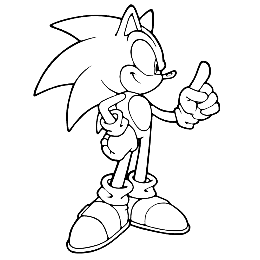 Desenhos Do Sonic Para Colorir E Imprimir â Dibujos Sonic Para